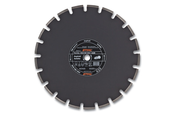 Stihl | Diamond Wheels | Model D-A 20 Diamond Wheel for Asphalt - Quality Grade for sale at Phillips Equipment Corp, Virginia Stihl | Diamond Wheels | Model D-A 20 Diamond Wheel for Asphalt - Quality Grade for sale at Phillips Equipment Corp, Virginia