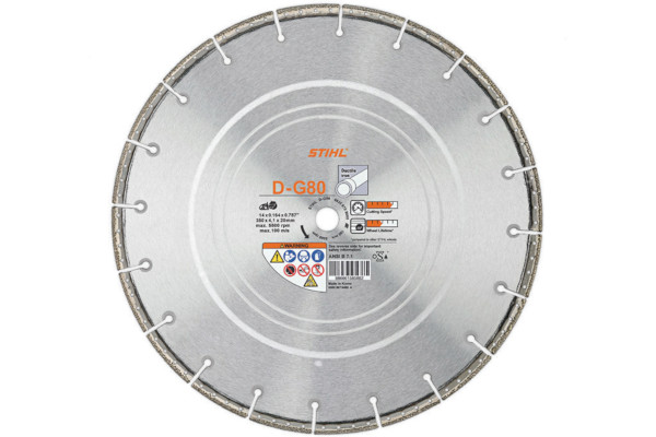 Stihl | Diamond Wheels | Model D-G 80 Diamond Wheel - Premium Grade for sale at Phillips Equipment Corp, Virginia Stihl | Diamond Wheels | Model D-G 80 Diamond Wheel - Premium Grade for sale at Phillips Equipment Corp, Virginia