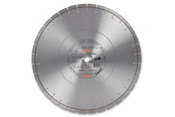 Stihl | Diamond Wheels | Model D-SB 80 Diamond Wheel For Hard Stone/Concrete - Premium Grade for sale at Phillips Equipment Corp, Virginia Stihl | Diamond Wheels | Model D-SB 80 Diamond Wheel For Hard Stone/Concrete - Premium Grade for sale at Phillips Equipment Corp, Virginia